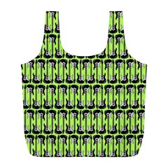 Guitars Musical Instruments Full Print Recycle Bag (l) by Bajindul