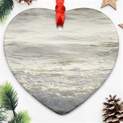 Pacific Ocean Heart Ornament (two Sides) by brightandfancy