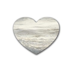 Pacific Ocean Rubber Coaster (heart) 