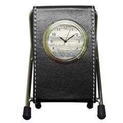 Pacific Ocean Pen Holder Desk Clock