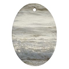 Pacific Ocean Oval Ornament (two Sides)