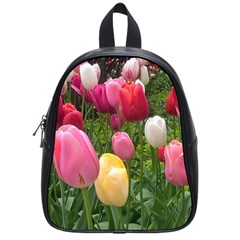 Home Chicago Tulips School Bag (small) by bloomingvinedesign