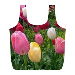 Home Chicago Tulips Full Print Recycle Bag (l) by bloomingvinedesign