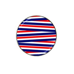 Patriotic Ribbons Hat Clip Ball Marker (10 Pack) by Mariart