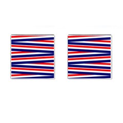 Patriotic Ribbons Cufflinks (square)