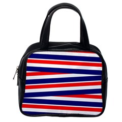 Patriotic Ribbons Classic Handbag (one Side) by Mariart