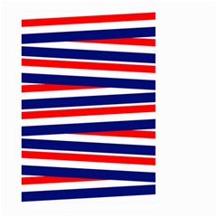 Patriotic Ribbons Large Garden Flag (two Sides) by Mariart