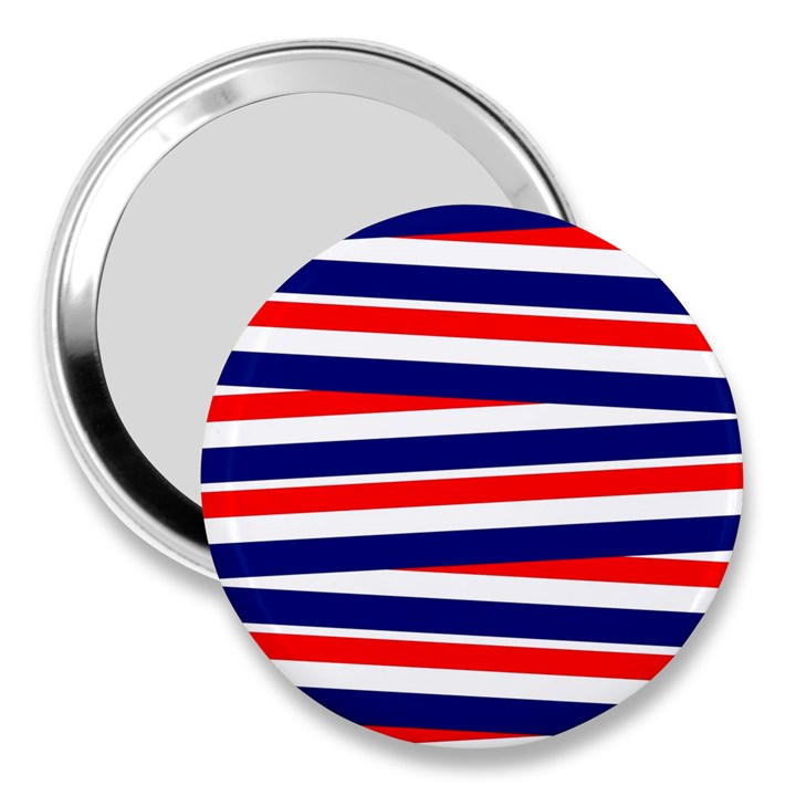 Patriotic Ribbons 3  Handbag Mirrors