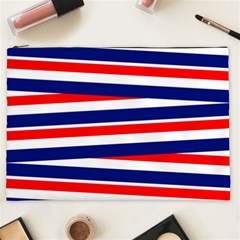 Patriotic Ribbons Cosmetic Bag (xxl) by Mariart