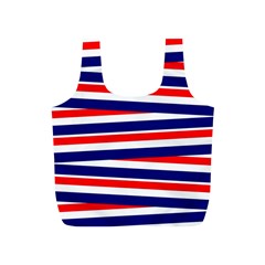 Patriotic Ribbons Full Print Recycle Bag (s) by Mariart