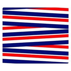 Patriotic Ribbons Double Sided Flano Blanket (small)  by Mariart