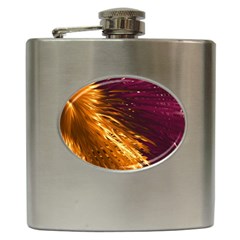 Lines Curlicue Fantasy Colorful Hip Flask (6 Oz) by Bajindul