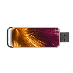 Lines Curlicue Fantasy Colorful Portable Usb Flash (two Sides) by Bajindul