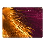 Lines Curlicue Fantasy Colorful Double Sided Flano Blanket (Mini)  35 x27  Blanket Front