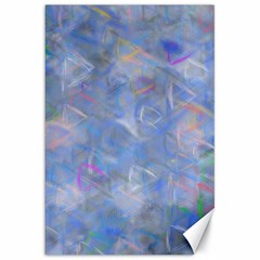 Abstract Triangles Geometric Canvas 20  X 30  by Bajindul