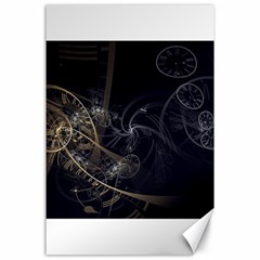 Fractal Abstract Rendering Canvas 24  X 36  by Bajindul