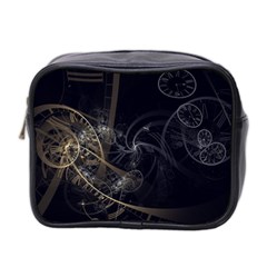 Fractal Abstract Rendering Mini Toiletries Bag (two Sides) by Bajindul