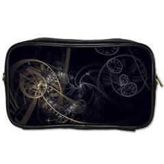 Fractal Abstract Rendering Toiletries Bag (two Sides) by Bajindul