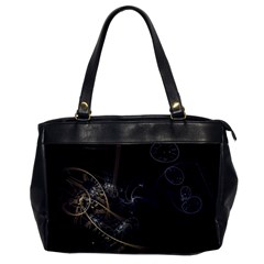 Fractal Abstract Rendering Oversize Office Handbag by Bajindul