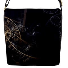 Fractal Abstract Rendering Flap Closure Messenger Bag (s) by Bajindul