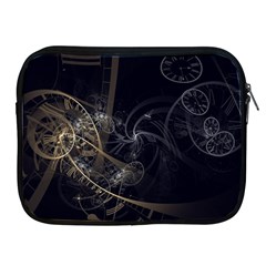 Fractal Abstract Rendering Apple Ipad 2/3/4 Zipper Cases by Bajindul