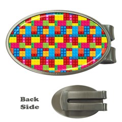 Lego Background Money Clips (oval) 