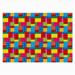 Lego Background Large Glasses Cloth