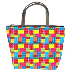 Lego Background Bucket Bag