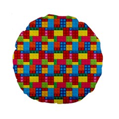 Lego Background Standard 15  Premium Round Cushions