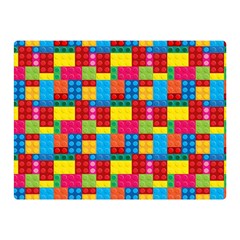 Lego Background Double Sided Flano Blanket (mini) 