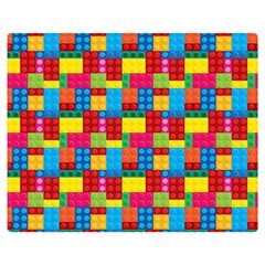 Lego Background Double Sided Flano Blanket (medium)  by HermanTelo