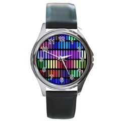 Resolve Art Pattern Round Metal Watch by HermanTelo