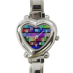 Resolve Art Pattern Heart Italian Charm Watch by HermanTelo