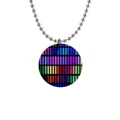 Resolve Art Pattern 1  Button Necklace by HermanTelo