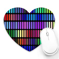 Resolve Art Pattern Heart Mousepads