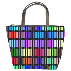 Resolve Art Pattern Bucket Bag by HermanTelo