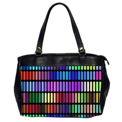 Resolve Art Pattern Oversize Office Handbag (2 Sides)