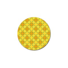 Green Plaid Gold Background Golf Ball Marker (10 Pack)