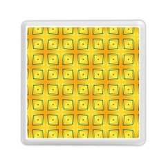 Green Plaid Gold Background Memory Card Reader (square) by HermanTelo