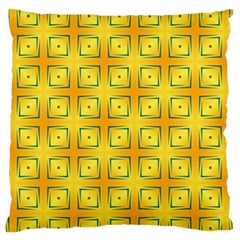 Green Plaid Gold Background Standard Flano Cushion Case (two Sides) by HermanTelo