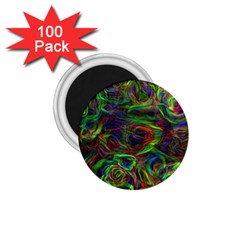 Plasma Shining Lines Light Stripes 1 75  Magnets (100 Pack)  by HermanTelo