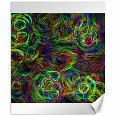 Plasma Shining Lines Light Stripes Canvas 8  X 10  by HermanTelo