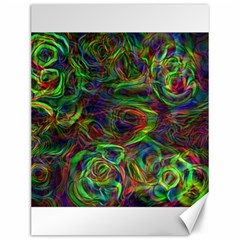 Plasma Shining Lines Light Stripes Canvas 12  X 16 