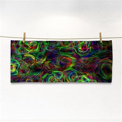 Plasma Shining Lines Light Stripes Hand Towel