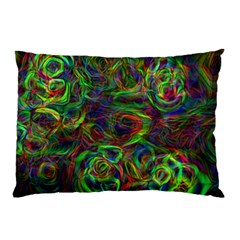 Plasma Shining Lines Light Stripes Pillow Case by HermanTelo