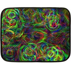 Plasma Shining Lines Light Stripes Fleece Blanket (mini)