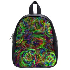 Plasma Shining Lines Light Stripes School Bag (small)