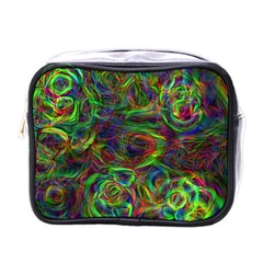 Plasma Shining Lines Light Stripes Mini Toiletries Bag (one Side) by HermanTelo