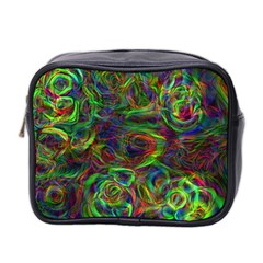 Plasma Shining Lines Light Stripes Mini Toiletries Bag (two Sides) by HermanTelo