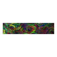 Plasma Shining Lines Light Stripes Velvet Scrunchie